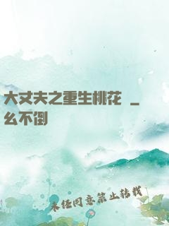 大丈夫之重生桃花運