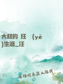 大叔的瘋狂職業(yè)生涯