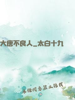 大唐不良人