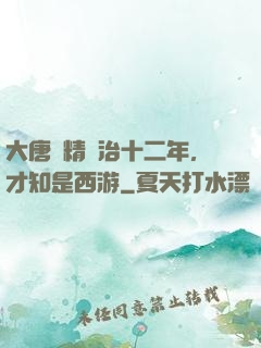 大唐勵精圖治十二年，才知是西游