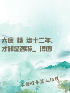 大唐勵精圖治十二年，才知是西游