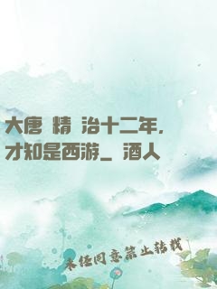 大唐勵精圖治十二年，才知是西游