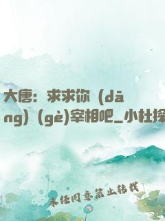 大唐：求求你當(dāng)個(gè)宰相吧