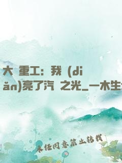 大國重工：我點(diǎn)亮了汽車之光