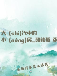 大時(shí)代中的小農(nóng)民