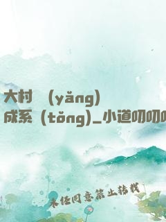 大村長養(yǎng)成系統(tǒng)