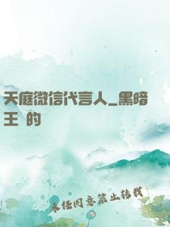 天庭微信代言人