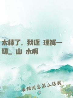 太棒了，我逐漸理解一切