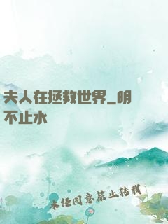 夫人在拯救世界