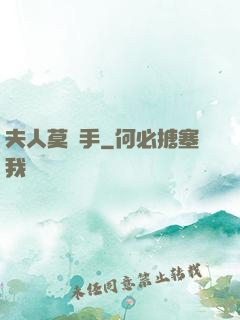夫人莫動手