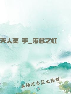 夫人莫動手