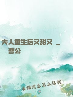 夫人重生后又甜又帥