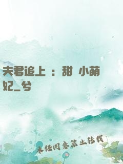 夫君追上門：甜寵小萌妃