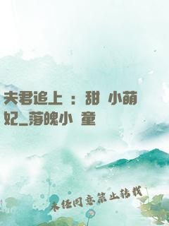 夫君追上門：甜寵小萌妃