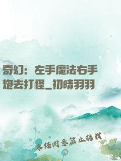 奇幻：左手魔法右手槍炮去打怪