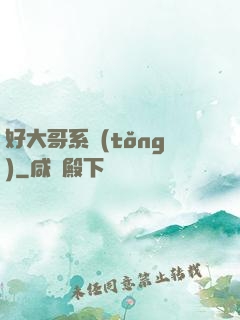 好大哥系統(tǒng)