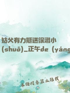 姑父有力挺送徐湫小說(shuō)