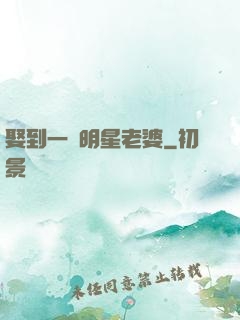 娶到一個明星老婆