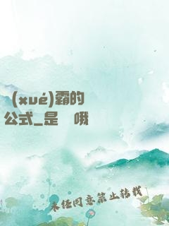 學(xué)霸的戀愛公式