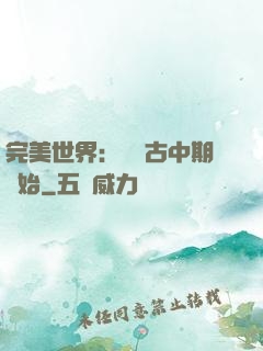 完美世界：從亂古中期開始