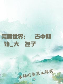 完美世界：從亂古中期開始