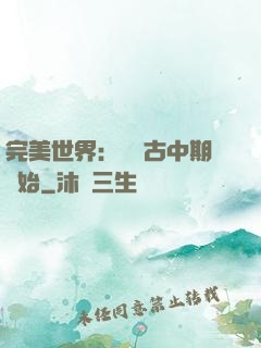 完美世界：從亂古中期開始