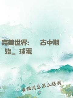 完美世界：從亂古中期開始