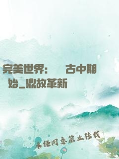 完美世界：從亂古中期開始