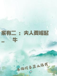 家有二寶：夫人要崛起