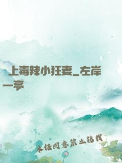 寵上毒辣小狂妻