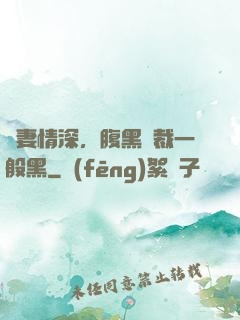 寵妻情深，腹黑總裁一般黑