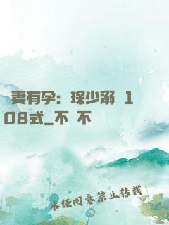 寶妻有孕：琛少溺寵108式