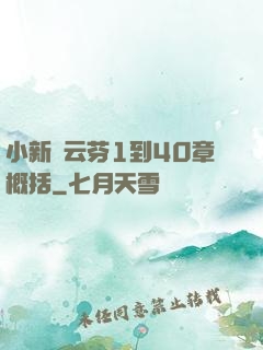 小新與云芬1到40章概括