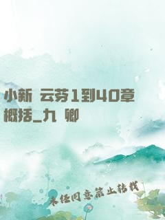 小新與云芬1到40章概括