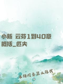 小新與云芬1到40章概括