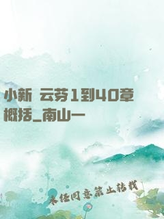 小新與云芬1到40章概括