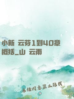 小新與云芬1到40章概括