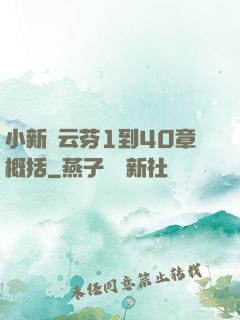 小新與云芬1到40章概括