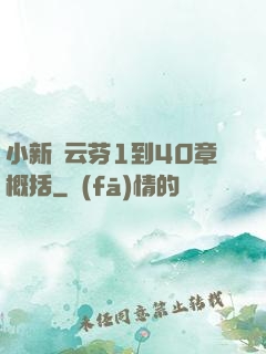 小新與云芬1到40章概括