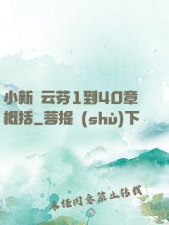小新與云芬1到40章概括