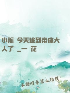 小狐貍今天追到帝座大人了嗎
