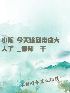 小狐貍今天追到帝座大人了嗎