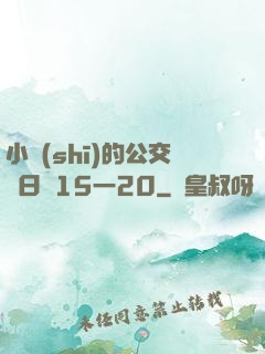 小詩(shī)的公交車日記15一20