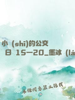 小詩(shī)的公交車日記15一20