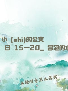 小詩(shī)的公交車日記15一20