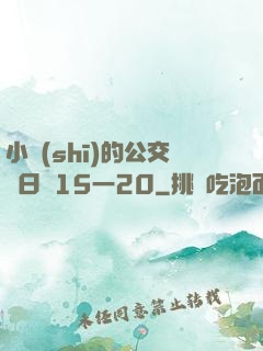 小詩(shī)的公交車日記15一20