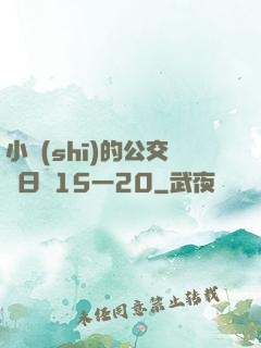 小詩(shī)的公交車日記15一20