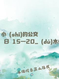 小詩(shī)的公交車日記15一20