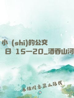 小詩(shī)的公交車日記15一20