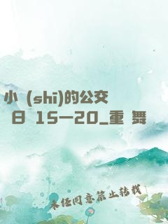 小詩(shī)的公交車日記15一20